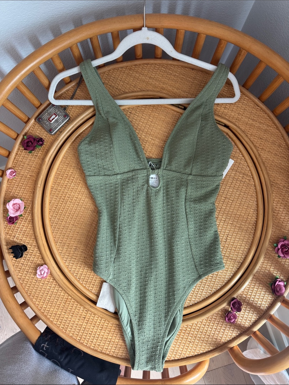 Roxy Haleiwa Plunge one-piece swimsuit
